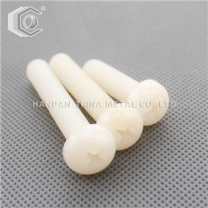 Vis de machine à casserole en nylon en plastique DIN7985
